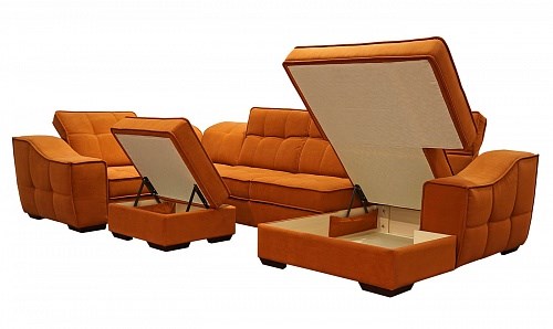 Угловой диван N-11-M (П1+ПС+УС+Д2+Д5+П1) в Благовещенске - изображение 2