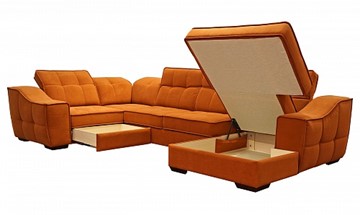 Угловой диван N-11-M (П1+ПС+УС+Д2+Д5+П1) в Благовещенске - предосмотр 1