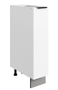 Шкаф рабочий Стоун L200 (1 дв.гл.) (белый/джелато софттач) в Благовещенске