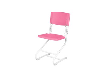 Регулируемый детский стул СУТ.01 Пластик (рост от 130 см), Розовый в Благовещенске