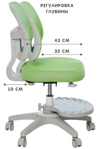 Растущее кресло Holto-22 зеленое в Благовещенске - предосмотр 3