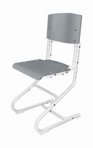 Регулируемый детский стул СУТ.01 Фанера (рост от 130 см), Серый в Благовещенске