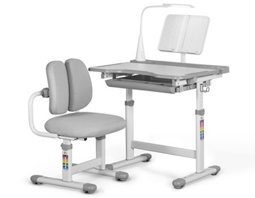 Комплект из растущего стола и кресла Mealux EVO BD-23 Grey в Благовещенске - предосмотр