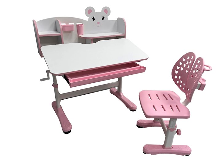 Стол растущий и стул Carezza Pink FUNDESK в Благовещенске - изображение 4