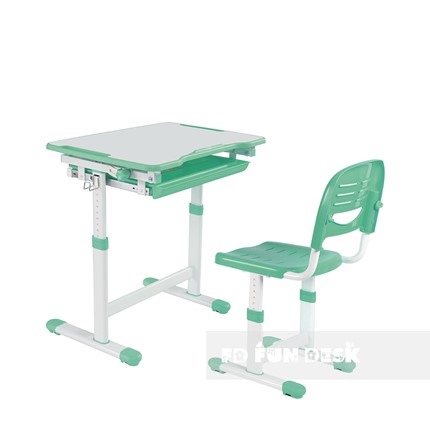 Растущая парта + стул Piccolino Green в Благовещенске - изображение