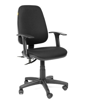 Кресло офисное CHAIRMAN 661 Ткань стандарт 15-21 черная в Благовещенске - изображение